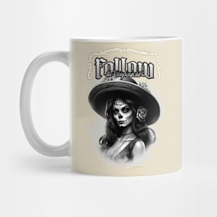 Día de Muertos Chicana Mug